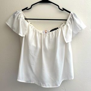 White Fox Off Shoulder Top